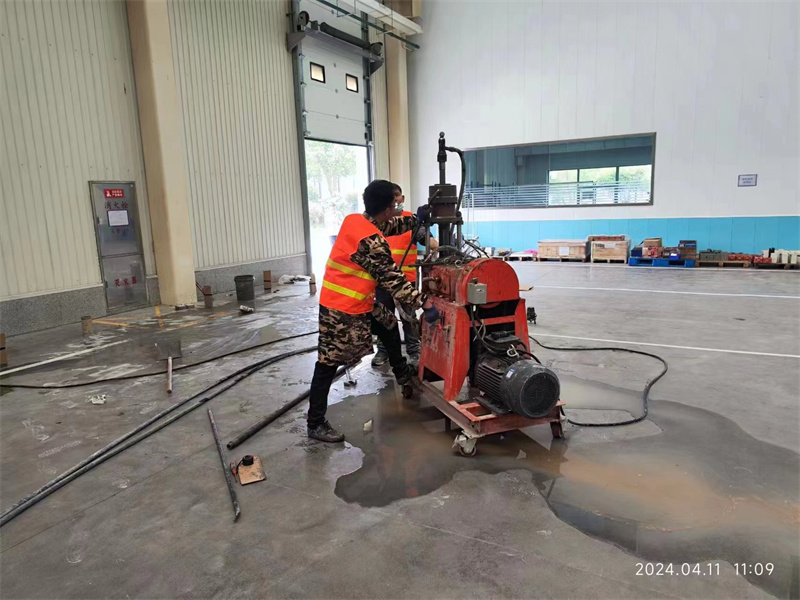 宁陵厂房地面下沉塌陷注浆加固施工